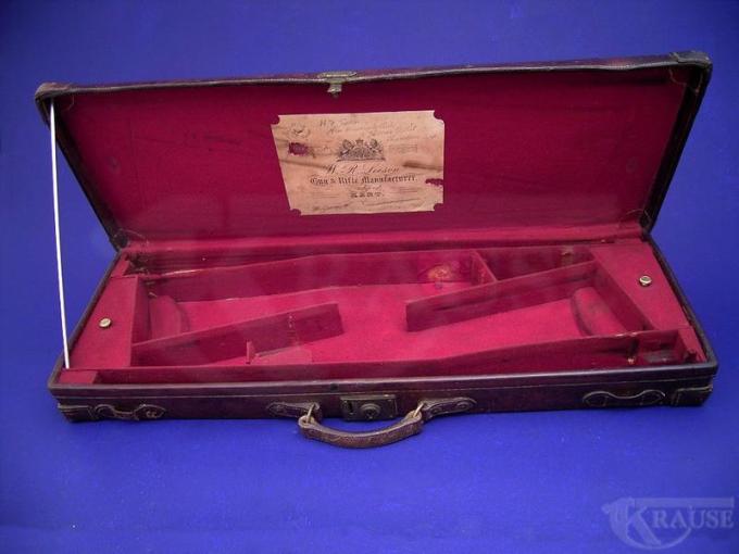 W R Leeson Double Gun Case